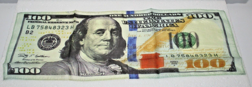 $100 US Bill Silk Production Magic Trick - 18"x8" Use With Any Production Prop - Picture 2 of 2