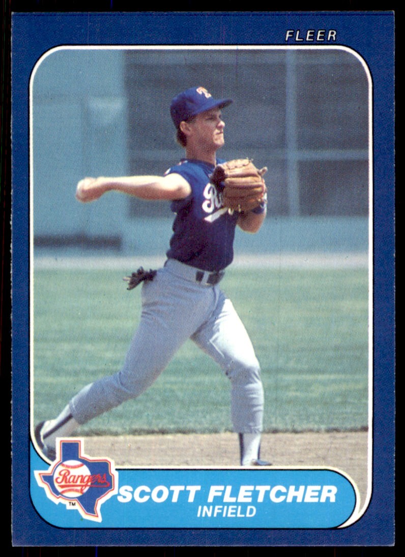 1986 Fleer Update Scott Fletcher Baseball Cards U41 eBay