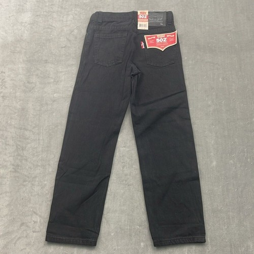 NWT Levi's 502 Regular Youth Boys 7X Reg Taper Black Jeans - Picture 6 of 6