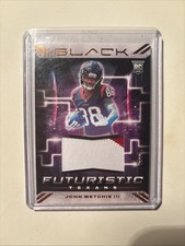 2022 Panini Black - Futuristic John Metchie III #FUT-JME Copper /50 (MEM, RC)