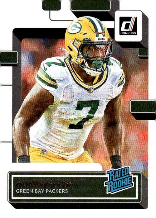 2022 Donruss #356 Quay Walker Rated Rookies Portrait