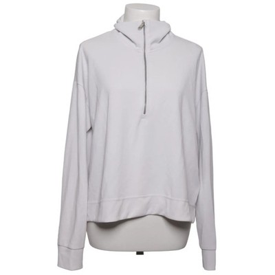 Athleta, Fleecepullover, Größe: L, Weiß, Elasthan/Modal/Polyester #42P