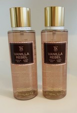 2 New Victoria  s Secret Vanilla Rebel Fine Fragrance Body Mist Spray 8.4 fl oz