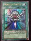 Yu-Gi-Oh! Monster Reborn, LOB-E096, 1st Edition, Vintage, Ultra Rare
