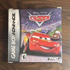 THQ Disney Pixar Cars Nintendo Game Boy Advance Manual Included Racing E