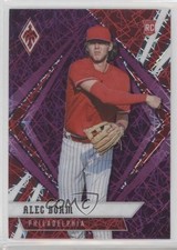 2021 Panini Chronicles Phoenix Purple Velocity Alec Bohm #17 10tl