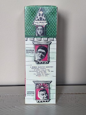 1964 Remco Herman Munster Monster Figure In Box- Kayro-Vue Prod