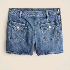 J.CREW Denim short with sailor pockets ELAINE Size 29 NWT