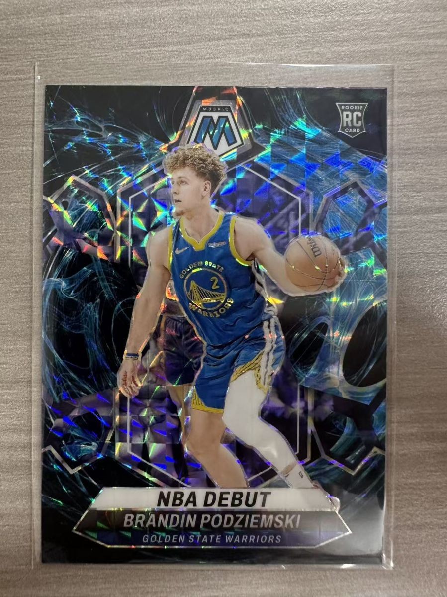 2023-24 PANINI MOSAIC NBA DEBUT GENESIS BRANDIN PODZIEMSKI RC #266 SSP