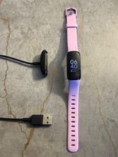 Fitbit Inspire 3 Activity Tracker - PINK with Midnight Zen Band Tested Works