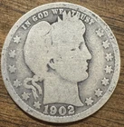 1902 Barber Dime  Good Condition 90% Silver Content