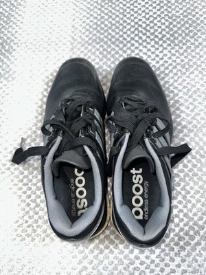 Adidas Adipower Boost Golf Shoes Men s Size 11 Black Gray Leather Spiked Q46753