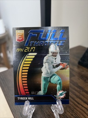 2023 Panini Donruss Elite - Full Throttle Tyreek Hill #FT-HTBlue /25