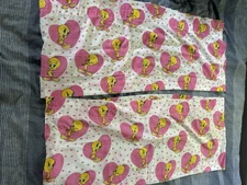 Looney Tunes Tweety Bird Vintage 90s Window Valence  Set of 2 80 In Wide 1994