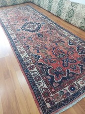 Antique Heriz Runner Rug, Floral P ersian Rug, Antique Long Rug, Free Ship rug