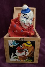 Vintage Herman Eichhorn Celluloid  Clown Jack In The Box New Photos Added!