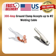 Lincoln Electric KH525 300-Amp Ground Clamp Accepts up to #2 Welding Cable