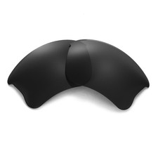 Walleva Black Non-Polarized Replacement Lenses For Oakley Flak Jacket XLJ