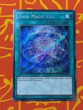 YUGIOH DARK MAGIC VEIL SECRET RARE 1ST EDITION EXC MVP1-ENS19