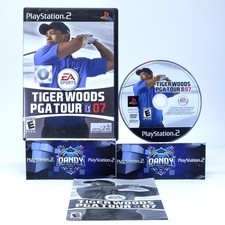 Tiger Woods 2007 PS2 CIB W/ Manual - PlayStation 2