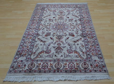 Turkish Oriental Carpet Rug Hand Made Wool Vintage Kayseri 6ft 4" x 4ft 1"