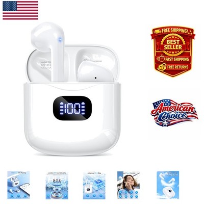 Ultimate Hi-Fi Sound Wireless Earbuds - 40 Hours Playback with Fast Charging