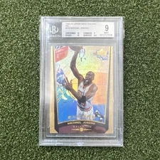 98-99 Upper Deck Encore Michael Jordan Gold F/X serial 123/125 BGS jersey number