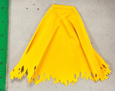 SU-MF-C-RK: 1/12 wired battle damaged yellow cape for McFarlane Robin King