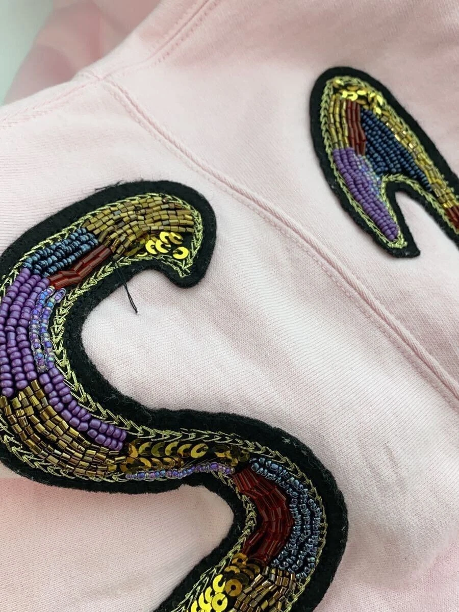 Felpa Supreme con cappuccio XL cotone rosa usata