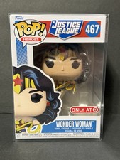 Funko Pop! Heroes Justice League Wonder Woman #467 Target Exclusive W/ Protector