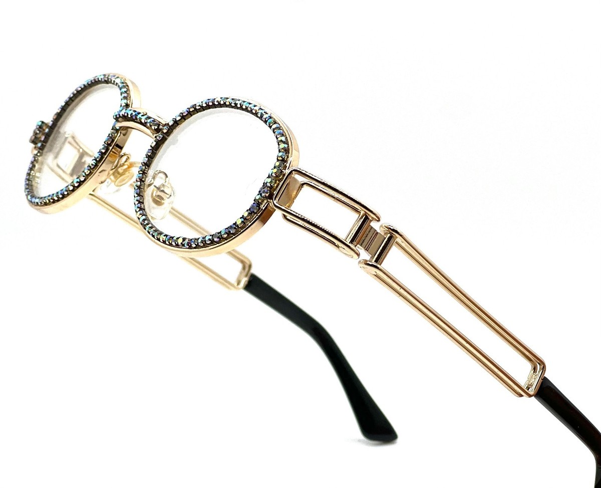 定価11万 新品 CAREERING GLASS OF DIAMOND GOD Gemstone® Zircon Plus Safety Glasses with TPR Frame Cushion