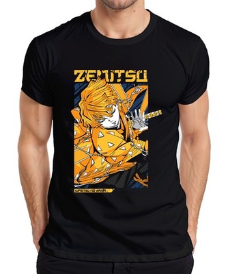 Zenitsu Agatsuma Kimetsu no Yaiba Blitz Schwert Anime Japan Y2K Streetwear Manga