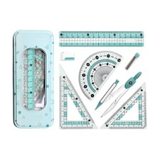 Multifunctional Math Drawing Tools Set Includes Compass Protractors And Ruler