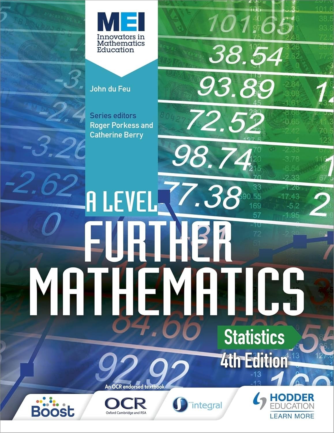 MEI A LEVEL MATHEMATICS - FURTHER MATHEMATICS - STATISTICS - STUDENT BOOK - GC