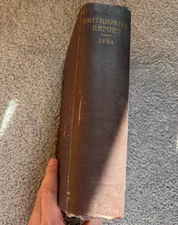 1884 Annual Report of the Smithsonian Institution ~ Washington 1885