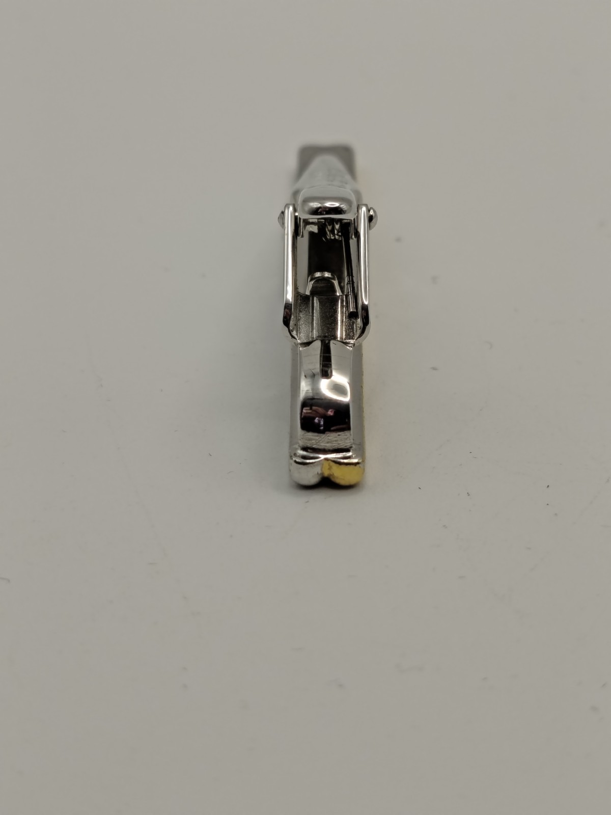 Christian Dior Vintage Gold And Silver Tone Tie Clip Tie Bar image 10
