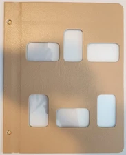 NEW EXTREMELY RARE Dansco Mixed Silver Bars Page - Horizontal & Vertical Bars