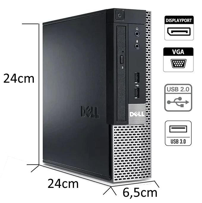 Mini PC Dell 9020 USFF Core i5 Ram 8GB Computer Da Completare No HDD No Windows - Immagine 3 di 4