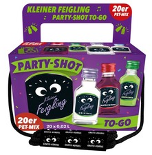 Kleiner Feigling Party Shot To Go PET 20 x 0,02 L 6 Sorten