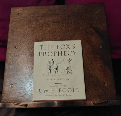 The Fox's Prophecy D.W Nash, R.W.F Poole Signed 1st Ed HB book 1995
