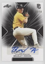 2021 Leaf Perfect Game National Showcase Black 13/50 Bradley Hodges Auto 05ks
