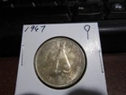 1967 - Canada - silver 50 cent coin - Canadian half dollar