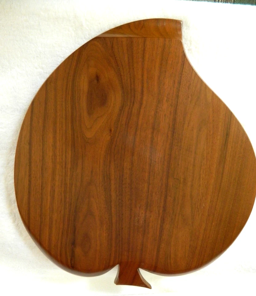 Plato de tazón marrón con forma de hoja de nogal americano sólido marrón de colección nuevo nuevo con etiquetas largo Foto 3 de 4