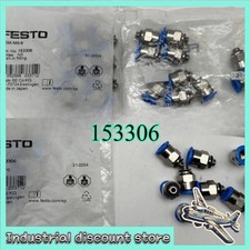 153306 10PCS FESTO QSM-M5-6 Push-in fitting Fast delivery