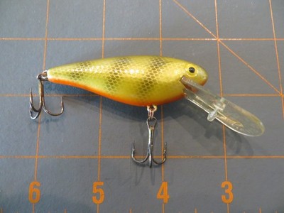 Vintage Cotton Cordell CC Shad - Golden Shiner - 3 1/4 inch