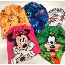 5 Disney Beanies Minnie Goofy Pluto Tigger Stitch Winter Hat Soft Warm