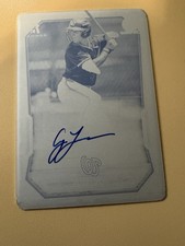 2026 Bowman Coy James Autograph (1/1) Yellow Printing Plate 1st card Rare SHARP