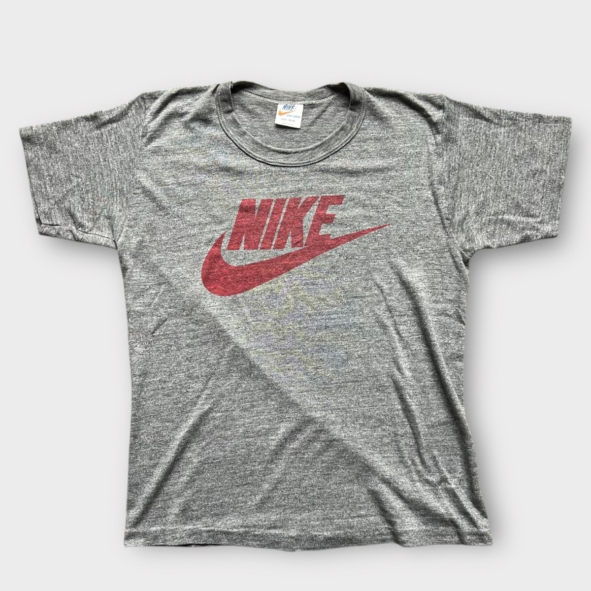 1970's Nike Logo Vintage Athletic Gray Vintage Tee Shirt 70s | eBay