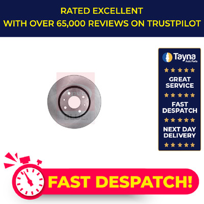 2x Brake Discs Pair Vented fits CITROEN NEMO AA 1.4D Front 2008 on 257mm Set New