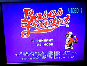 Bases Loaded (Nintendo NES, 1988) Authentic Video Game Cartridge TESTED & WORKS